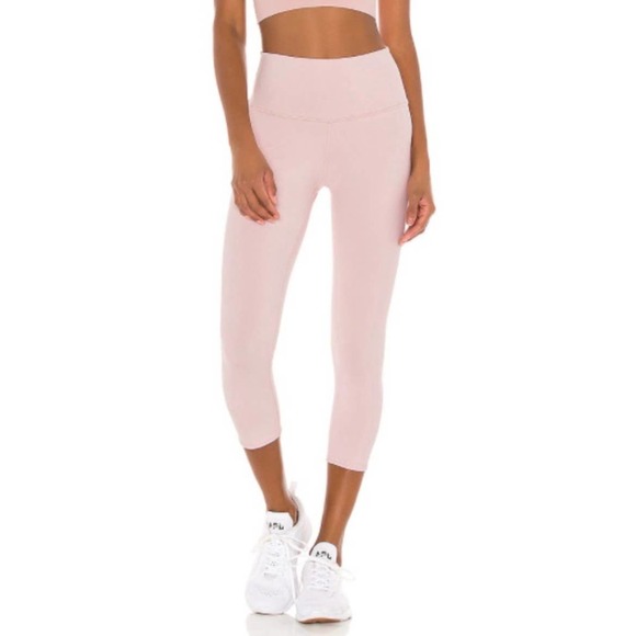 ALO Yoga Pants - Alo Yoga Airbrush Leggings in Pink Mauve